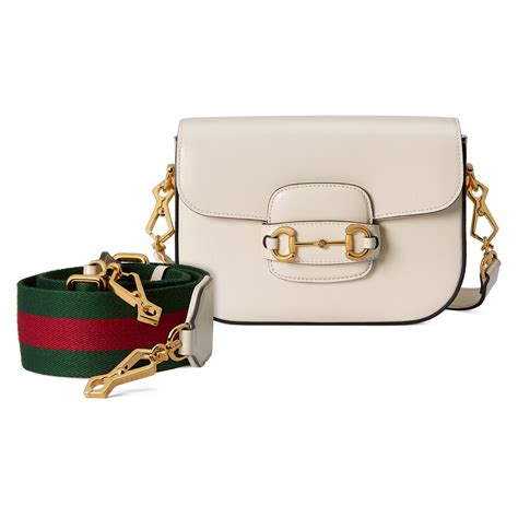 gucci horsebit mini bag white|Gucci 1955 shoulder bag.